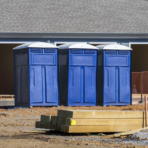 how do you ensure the portable restrooms are secure and safe from vandalism during an event in Casner Illinois